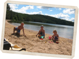 Kids on the beach